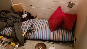 Homeless occupying vacant McDonald's building in Fallbrook