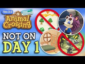 Everything LOCKED on DAY 1 - ACNH 3.0 Update