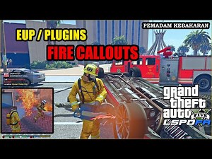 HOW TO INSTALL EUP/PLUGINS FIRE CALLOUTS LSPDFR | FIRE OFFICERS | GTA 5 MODS