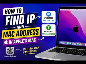 Find Your MAC Address & IP Address on Apple Mac — Step by Step Guide | SHMS Cybertech