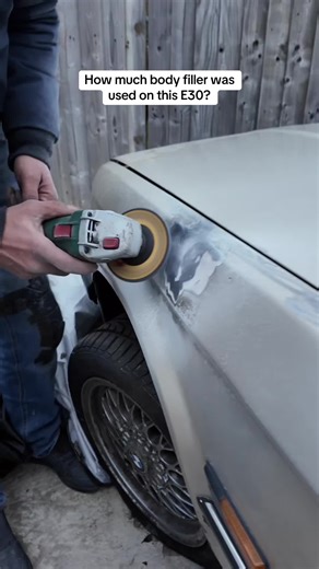 Restoration Challenges: How Much Body Filler for BMW E30?