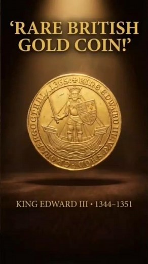 RAREST Medieval British Gold Coin! King Edward III GOLD NOBLE (1344–1351) | Real History Explained