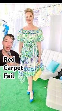 Anatomy of an ugly dress😒 Katherine Heigl fashion fail #fashionnews #redcarpet