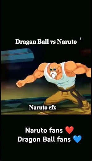 Naruto vs Dragon Ball fight