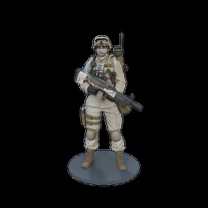 Battlefield-Inspired Support Soldier Figure - Modern Military Collectible