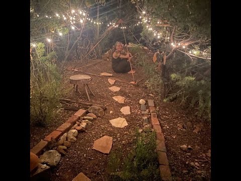 I made a copper pyramid in my yard!