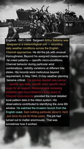 Soldier Kept Detailed Weather Records for 3 Years That Helped Plan D-Day | Military History Talks