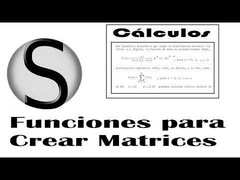 4.15 SMath Studio: Funciones para Crear Matrices (Matrices 1)
