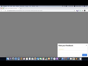Feedback pop up bootstrap modal - Javascript, PHP & MySQL