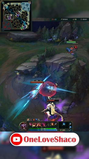 OneLoveShaco on Instagram: "Here is another way of invading enemy jungle from the red top side. And yes, Bel'Veth is a very mobile champ so better let her waste her Q before you engage 😏 #shaco #leagueoflegends #oneloveshaco"