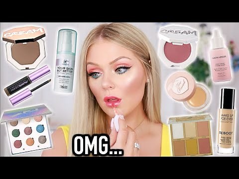 FULL FACE OF NEW MAKEUP TESTED | KELLY STRACK