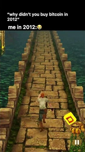 If You Played This Game, You Missed Bitcoin 💀 #shorts #bitcoin #templerun