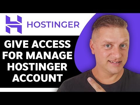 How to Give Access for Manage Hostinger Account | Hostinger Tutorial 2025