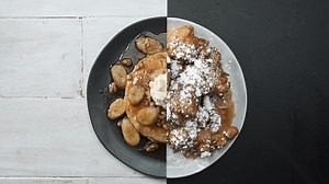 Banana Foster Pancakes to Banana Foster Fritters