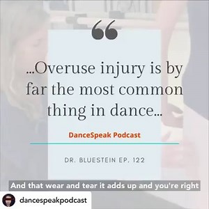 Injuries heal fastest and time away from dance is lessened when...