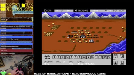 WHAT'S NEW WEDNESDAY! | Rise of Babylon (C64), Sheepish (Windows), Welcome 2 the Machine (Spectrum), The Last Pumpkin (C64) & more!