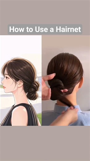 Bun Hairstyle" How to Use a Hairnet "Invisible Hairnet" Hairstyle Updo