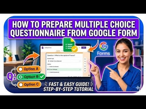 How to make Google Form multiple choice questionnaire | Google Form kya hai | what is google form
