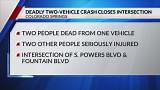 UPDATE: Powers and Fountain reopened after fatal two-SUV crash