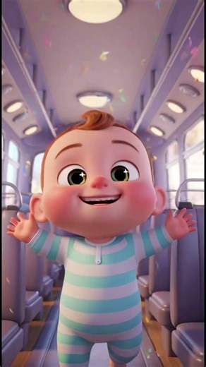 wheels on the bus go round and round #cocomelon #daddycocomelon #babylearning