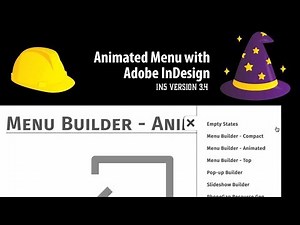 Instant Animated Menu in Adobe InDesign — in5 v3.4 features