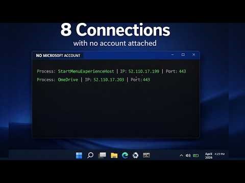 I Switched to a Local Account is windows 11 still connecting To Microsoft? (here is what I found)