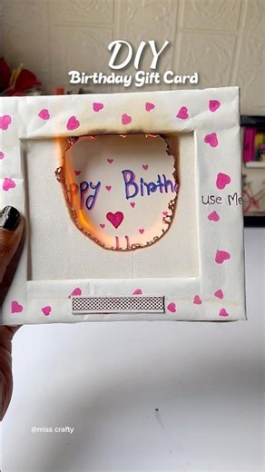 DIY Birthday Magic Gift Card #diy #craft #art #handmade #papercraft #giftideas #birthdaygift #shorts