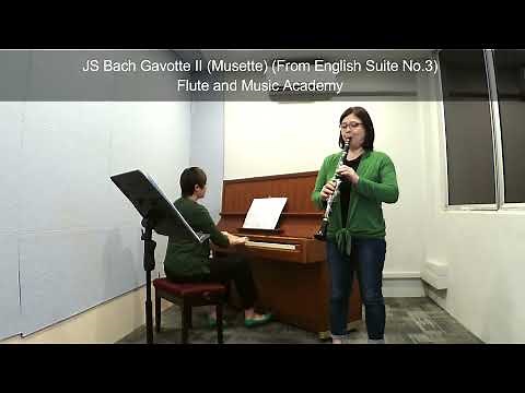 Clarinet ABRSM Grade 2 from 2022, A1 JS Bach Gavotte II Musette From English Suite No 3