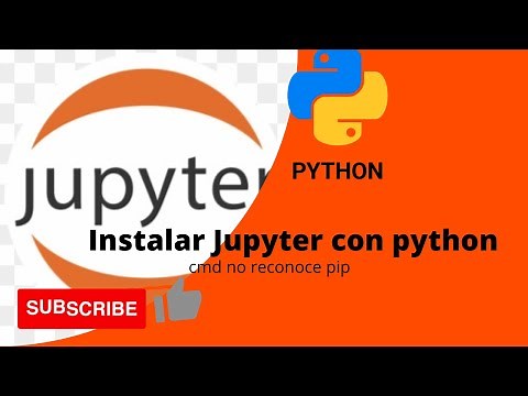 how to install jupyter notebook + python with pip