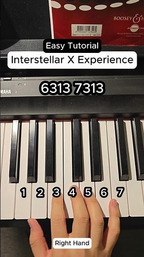 Interstellar Experience by Tony Ann Piano Tutorial #piano #pianotutorial #tonyann #interstellar