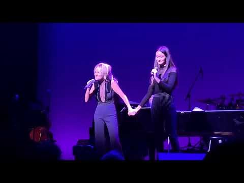 Kristin Chenoweth singing “For Good” with 17-year-old Isabel Merat at "For The Girls" concert.