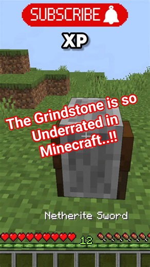 The Grindstone is soUnderrated in Minecraft..!! 🫪