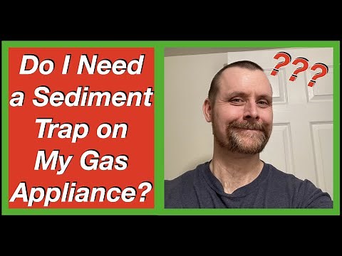 Do I need a sediment trap on my gas appliance? (Plumbing Code Compliance)