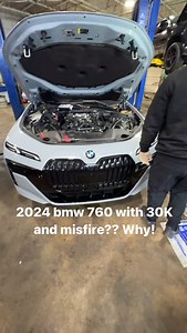 2024 bmw 760 with a misfire, found loose spark plugs, replaced all plugs and ignition coils #bmw #philly #philadelphia #autorepair #automotive | Harris Automotive