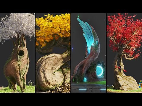 Stylized Trees - With SpeedTree and 3Ds MAX