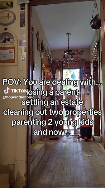 If we don't laugh, we'll cry 🙃😳 #hoarder #cleantok