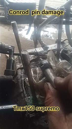 tmx supremo 150 conrod pin damage diy teknolohiya
