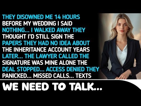 My Dad Disowned Me Before My Wedding — Years Later He Came Back For My Inheritance, Then The Lawyer