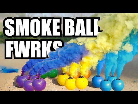 I Tried Different Smoke Ball Fireworks - Which Is Better!?