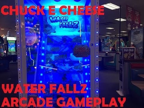 Chuck E. Cheese Arcade Gameplay: Water Fallz