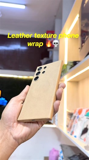 how to make a custom phone case leather texture #youtubeshorts #leather #phonewrap #viralfeeds #yt