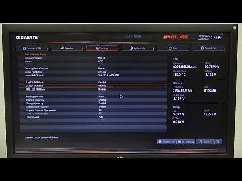 How To Change TPM Device On Gigabyte B760 Gaming X Motherboard