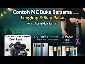 Examples of the Best Iftar MCs for 2026 | Short, Formal, and Casual Iftar MC Texts