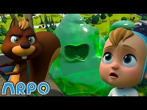 Arpo’s Mistake Creates a Monster!😧 | Baby Daniel and ARPO The Robot | Funny Cartoons for Kids