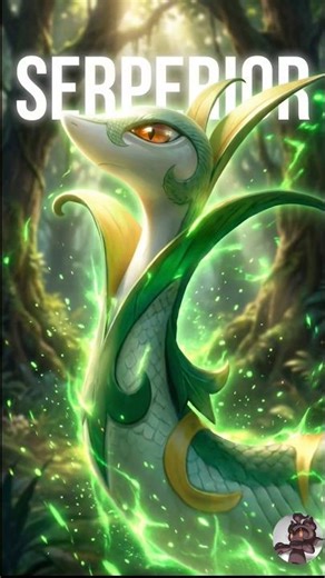 Meet Serperior – The King of the Jungle Pokémon 👑🐍 #Shorts #animation #pokemon #shortvideo #shorts