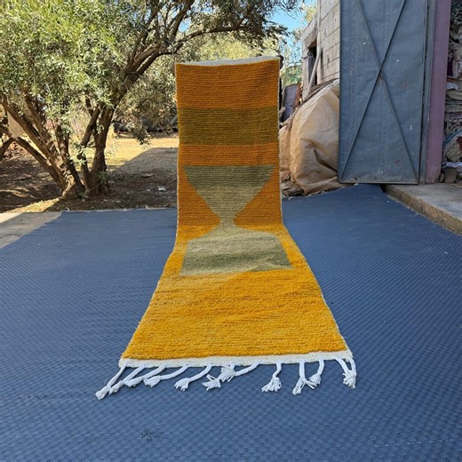 Boho Area Rug: Geometric Design - Handwoven Wool Blend, Cozy Living Room Accent, Durable Natural Fibers - Etsy