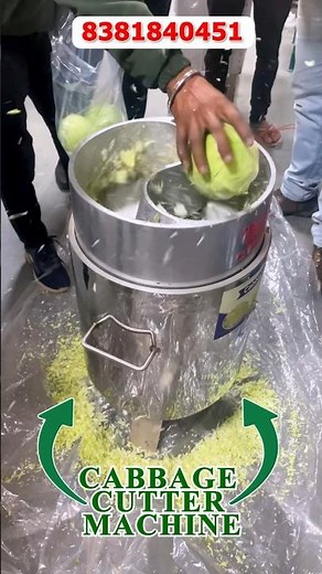 Cabbage Cutter Machine | Cabbage Cutting Machine