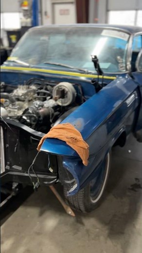 1961 Chevy Four Dour Impala Post Accident Semi-Restoration!