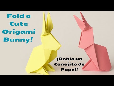 Origami Bunny for Beginners (So Easy It Feels Like Magic!) Conejito Fácil Paso a Paso