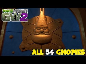 ALL 54 GNOMES LOCATIONS! | Plants vs Zombies Garden Warfare 2